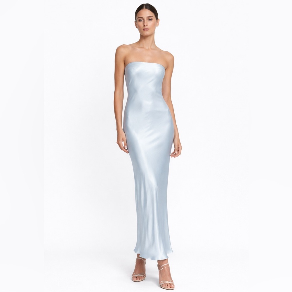 Bec + Bridge Moon Dance Strapless Dress Blue Size 10 NWT
